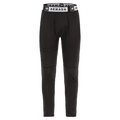 Main view of the Armada Hoopler Baselayer Bottom in Black colourway, unisex's model