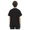 Back view of the Armada Icon Tee in Black colourway, unisex's model