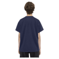 Back view of the Armada Icon Tee in Navy colourway, unisex's model