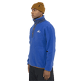 Side view of the Armada Kenlem Fleece Popover in Dazzler colourway, unisex's model
