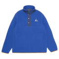 Main view of the Armada Kenlem Fleece Popover in Dazzler colourway, unisex's model