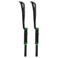 Grip view of the Armada Legion Ski Poles in Lime colourway, unisex model