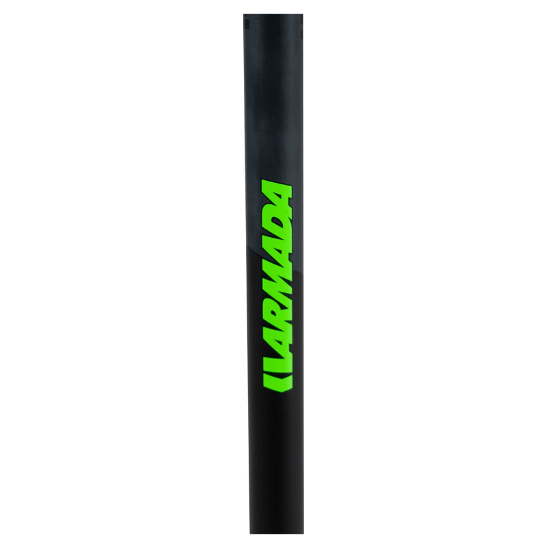 Design view of the Armada Legion Ski Poles in Lime colourway, unisex model