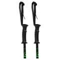 Grip view of the Armada Legion Ski Poles in Lime colourway, kids model