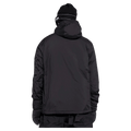 Back view of the Armada Locator Stretch Insulator in black colourway, unisex's model
