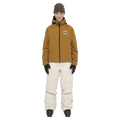 Full-body view of the Armada Nylie 2L Insulated Jacket in Golden Brown colourway, women's model