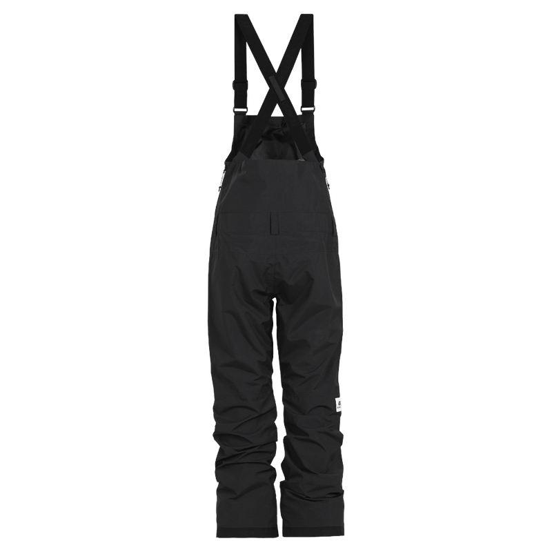Back view of the Armada Pascore 2L Bib in Black colourway, women's model