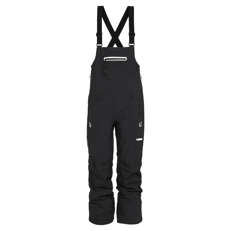 Main view of the Armada Pascore 2L Bib in Black colourway, women's model