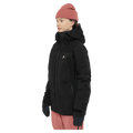 Side view of the Armada Pavara 3L Jacket in Black colourway, women's model