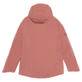 Back view of the Armada Pavara 3L Jacket in Faded Rose colourway, women's model