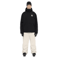 Full-body view of the Armada Reedy 2L Jacket in Black colourway, men's model