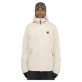 Front view of the Armada Reedy 2L Jacket in Cream colourway, men's model