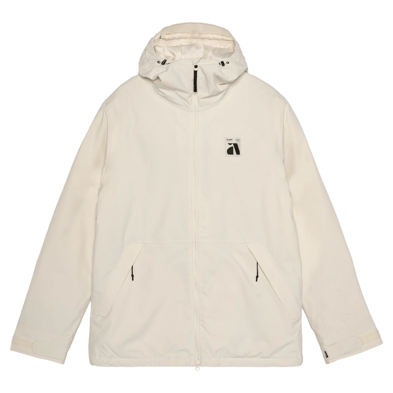 Main view of the Armada Reedy 2L Jacket in Cream colourway, men's model