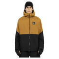 Front view of the Armada Romer 2L Jacket in Golden Brown colourway, men's model
