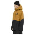 Side view of the Armada Romer 2L Jacket in Golden Brown colourway, men's model