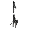 Side  view of the Armada Shift 13 MN Touring Ski Bindings in Black colourway, unisex's model.