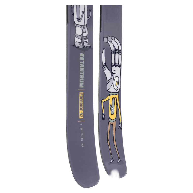 Tail view of the Armada TANTRUM 92 FREERIDE Skis,  26/27 unisex's model