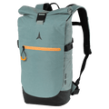 Main view of the Atomic Daypack Backpack in Green colourway, unisex model