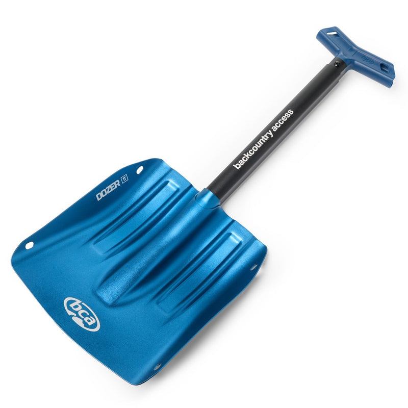 BCA Dozer 1T Shovel with blue spade and handle, black shaft.