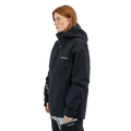 Angle view of the Beyond Medals Fullzip 2L snowboard Jacket in Black colourway, unisex's model