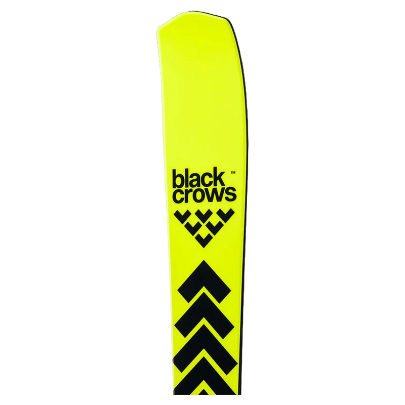 Tip view of the BlackCrows OCTO Skis,  26/27 unisex's model