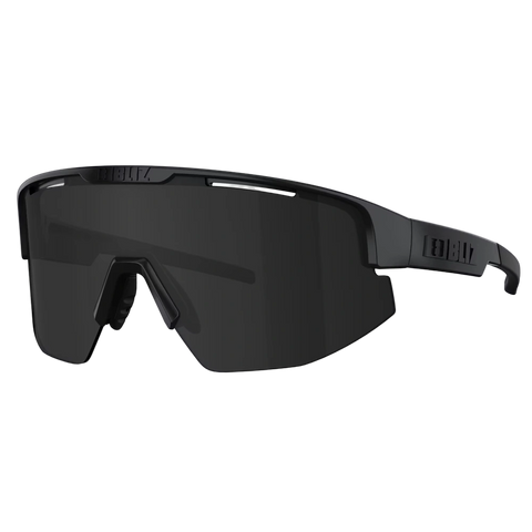 Blizz Matrix Sunglasses Matte Black with Smoke lens