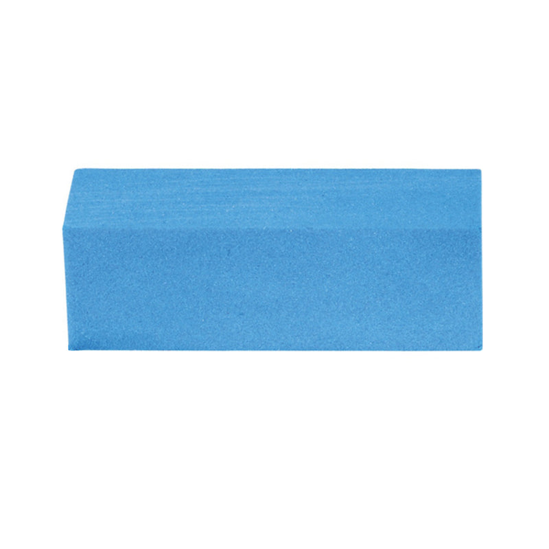 Blue rectangle hard rubber gummi stone