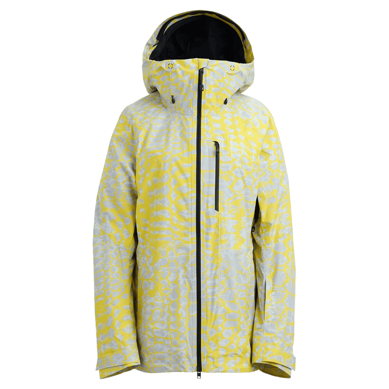 Main view of the Burton AK Upshift Snowboard Jacket in Atomic Shetter colourway, women's model