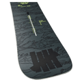 Tail view of the Burton Undefeated Good Company Snowboard,  26/27 unisex's model