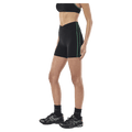 Side view of P.E Nation Clarity Bike Short - Womens in colour Black Amazon.