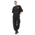 Full view of P.E Nation Current Oversized Tee - Womens in colour Black.