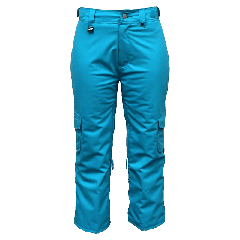 Main view of the Cartel Buck Pants in Aqua colourway, kids model