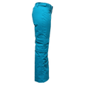 Side view of the Cartel Buck Pants in Aqua colourway, kids model