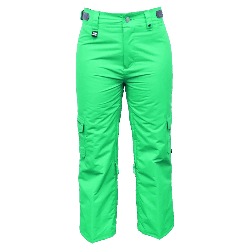 Main view of the Cartel Buck Pants in Green colourway, kids model