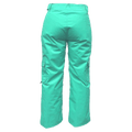 Back view of the Cartel Ellie Pants in Ice Green colourway, kids model