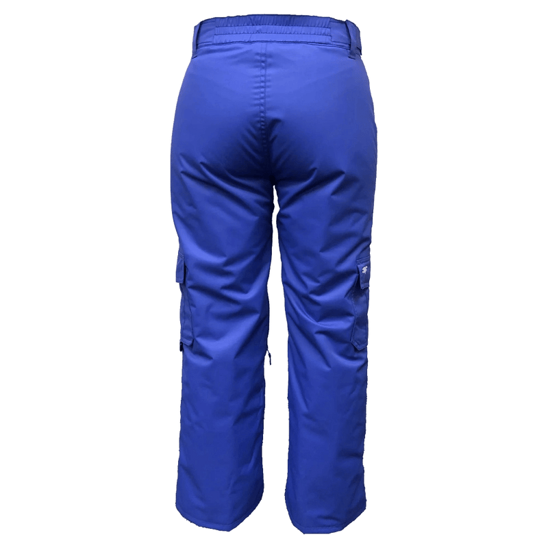 Back view of the Cartel Ellie Pants in Purple colourway, kids model