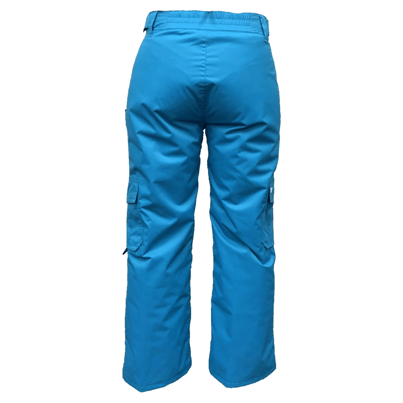 Back view of the Cartel Ellie Pants in Tropic colourway, kids model