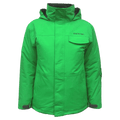 Main view of the Cartel Manfred Jacket in Green colourway, kids model