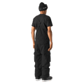 Back view of the DC Brigade BIB in Black colourway, men model
