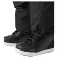 Detail view of the DC Brigade BIB in Black colourway, men model