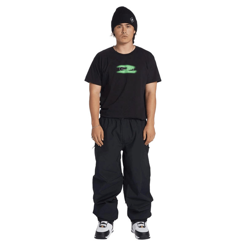 Full-body view of the DC Primo Pants in Black colourway, men model