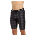 Front view of man in the Dharco Padded Bike Party Pants in colour Jet.