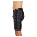Back view of man in the Dharco Padded Bike Party Pants in colour Jet.