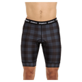 Side view of man in the Dharco Padded Bike Party Pants in colour Bowen.
