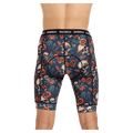 Side view of man in the Dharco Padded Bike Party Pants in colour Jet.