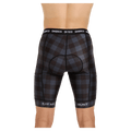 Front view of man in the Dharco Padded Bike Party Pants in colour Jet.