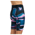 Side view of Dharco Padded Bike Party Pants - Womens in colour Aurora