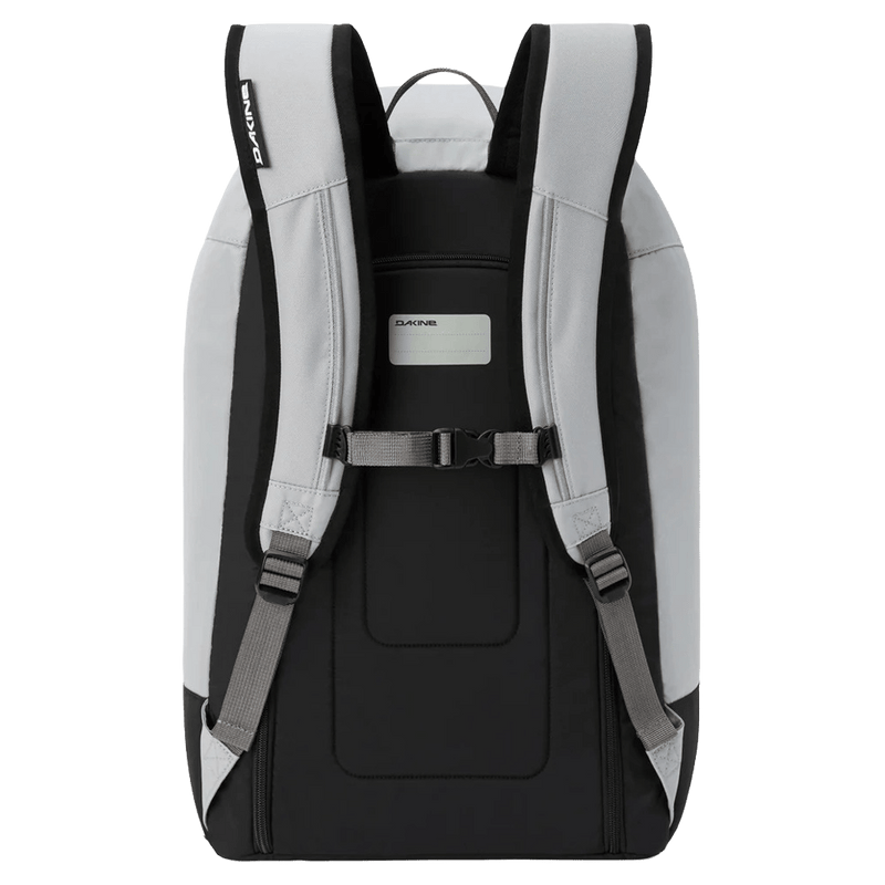 Back view of the Dakine Boot 50L Pack in Griffin colourway, unisex model