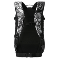 Back view of the Dakine Heli 12L Backpack in Kingdom Black colourway, unisex's model