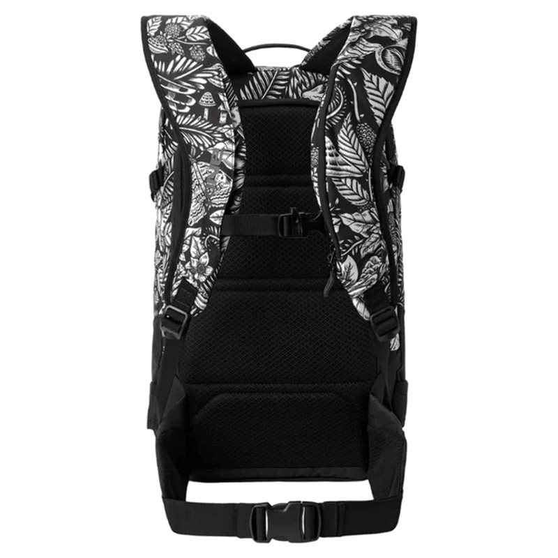 Back view of the Dakine Heli Pro 24L Backpack in Kingdom Black colourway, unisex's model